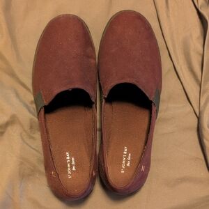 St. John's Bay Women's Burgundy Slip-On Shoes